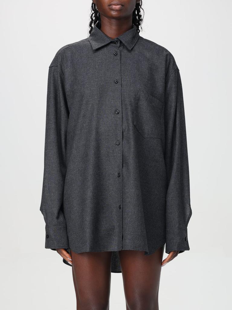 Andamane Andamane oversize wool blend shirt