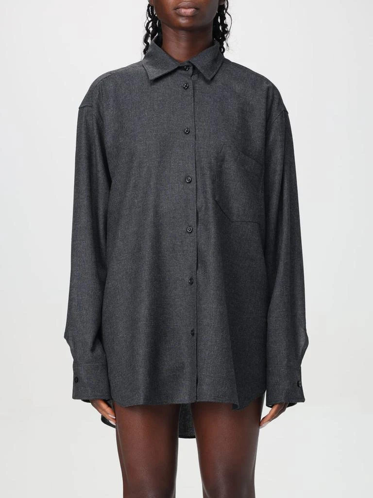 Andamane Andamane oversize wool blend shirt 1
