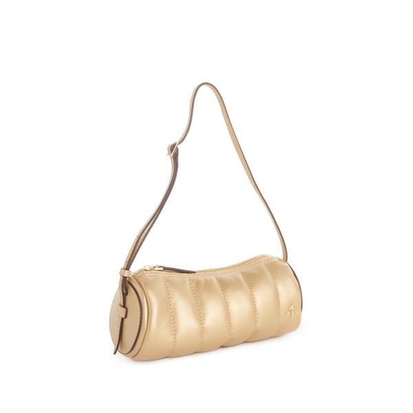 Manu Atelier Mini Cylinder leather handbag