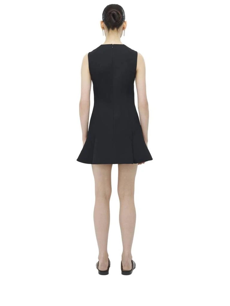 one shoulder dress black mini Taffeta One Shoulder Ruffle Bubble Mini Dress