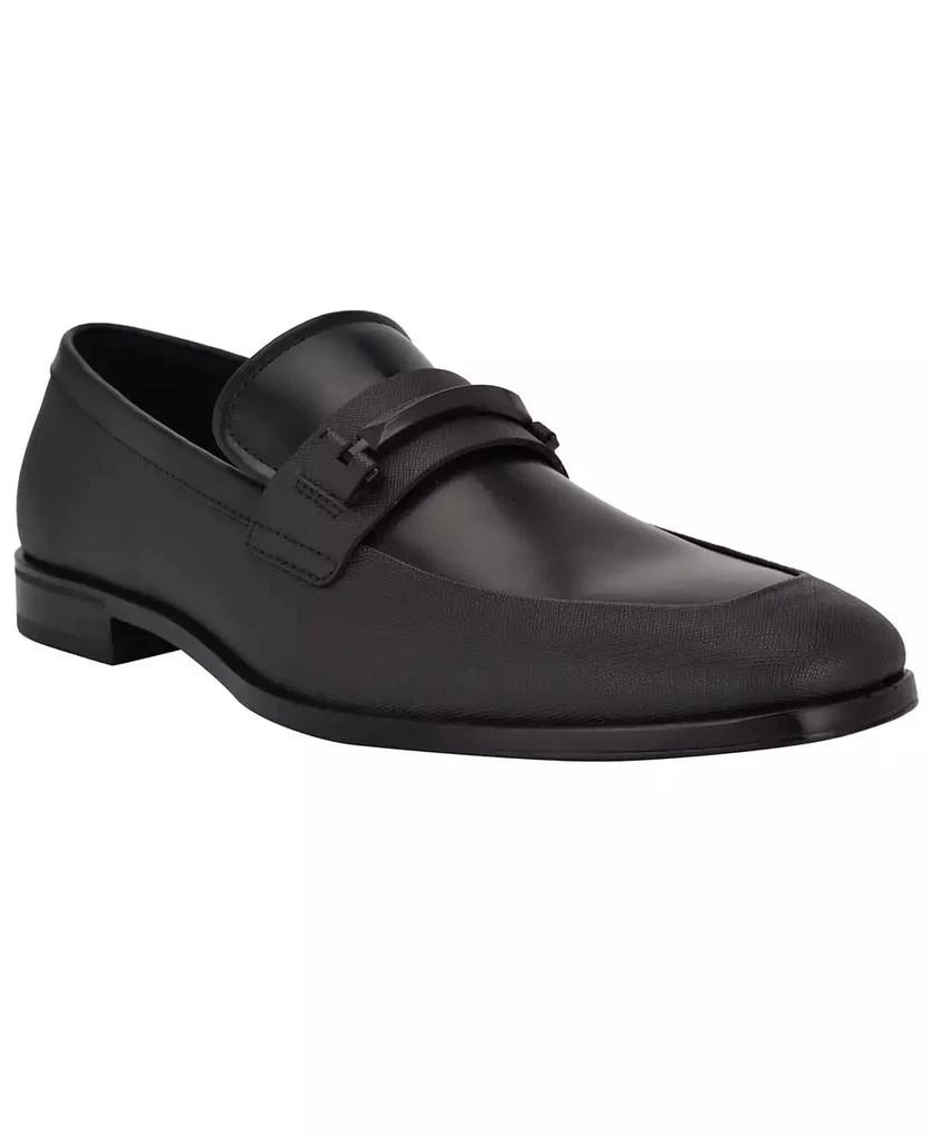 GUESS Men's Haines Square Toe Slip On Dress Loafers 1