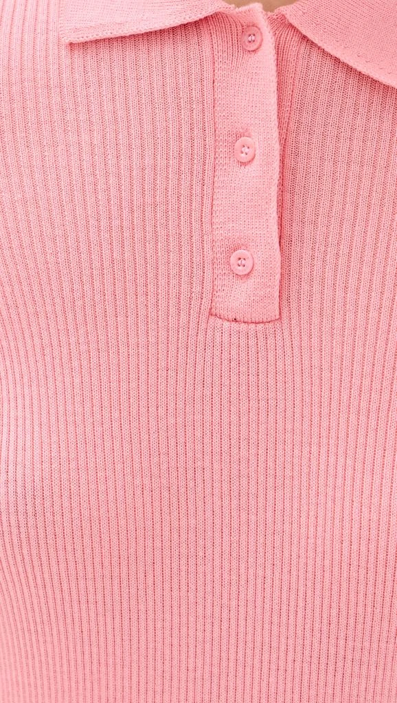 CECILIE BAHNSEN Oda Top Lightweight Knit Sorbet Sweater 5