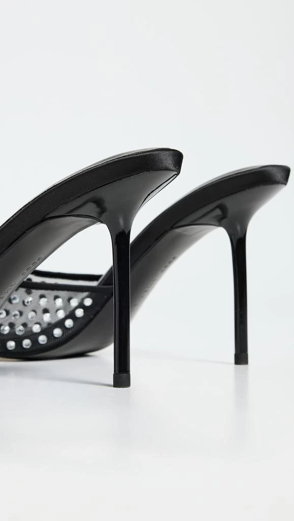 Good American Diamond Mesh Mules 3
