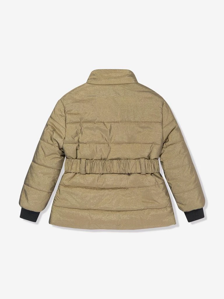 Balmain Balmain Girls Puffer Jacket in Gold 2