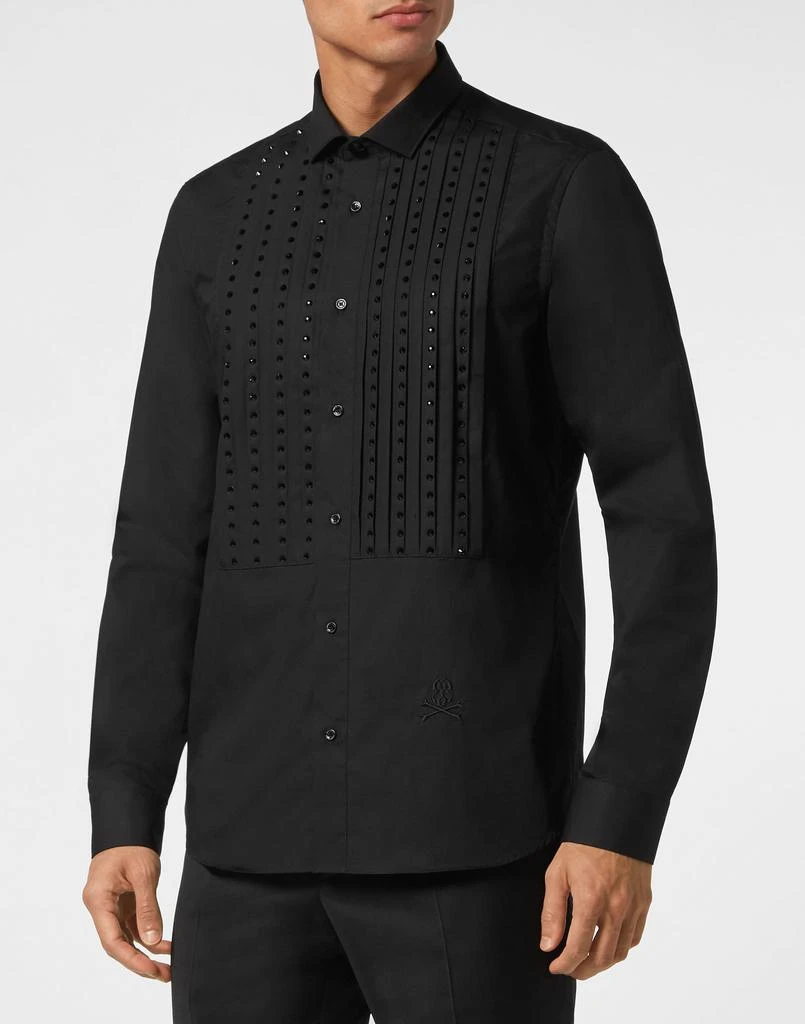 Philipp Plein Shirt Black Tie Sartorial 3