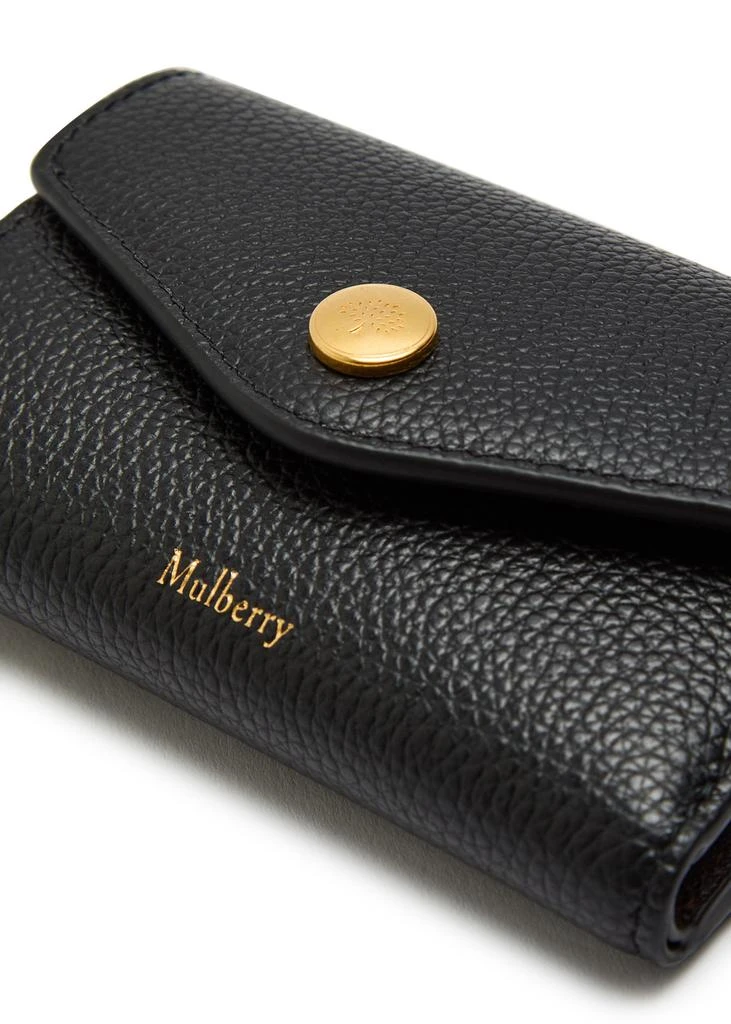 Mulberry Logo grained leather wallet 4