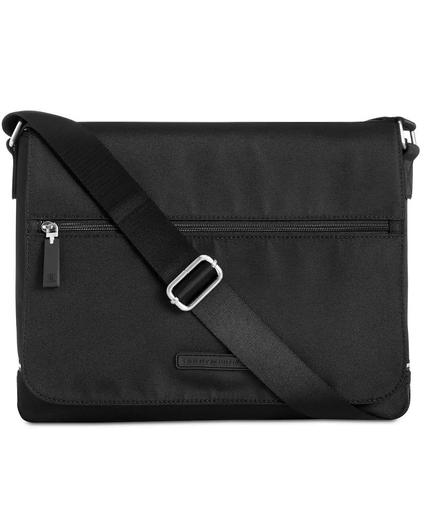 Tommy Hilfiger Men's Alexander Flap-Closure Messenger Bag