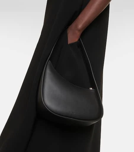 The Row Half Moon leather shoulder bag 2