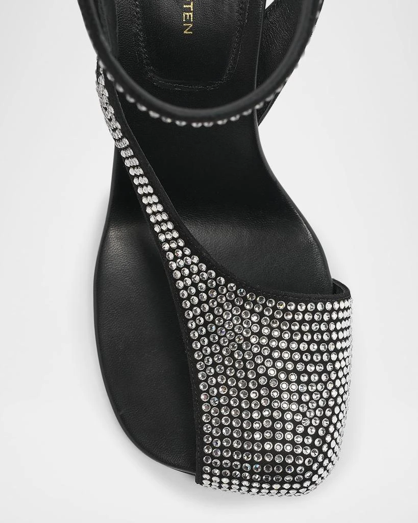 Dries Van Noten Virgo Rhinestone Asymmetrical Sandals 4