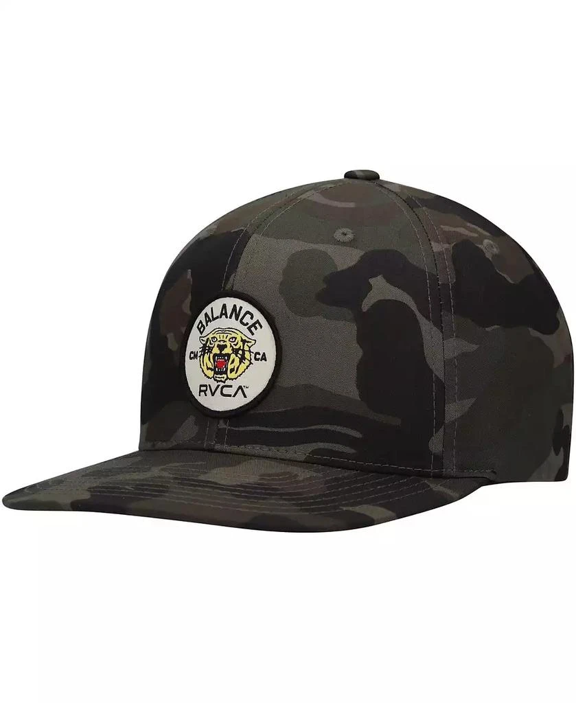 RVCA Men's Camo Squadron Snapback Hat 1