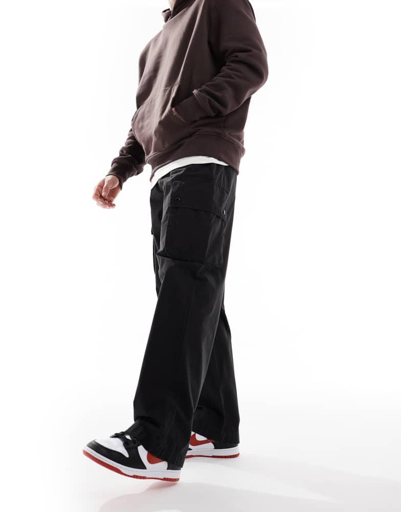 Barbour Barbour International Fletcher cargo trousers in black