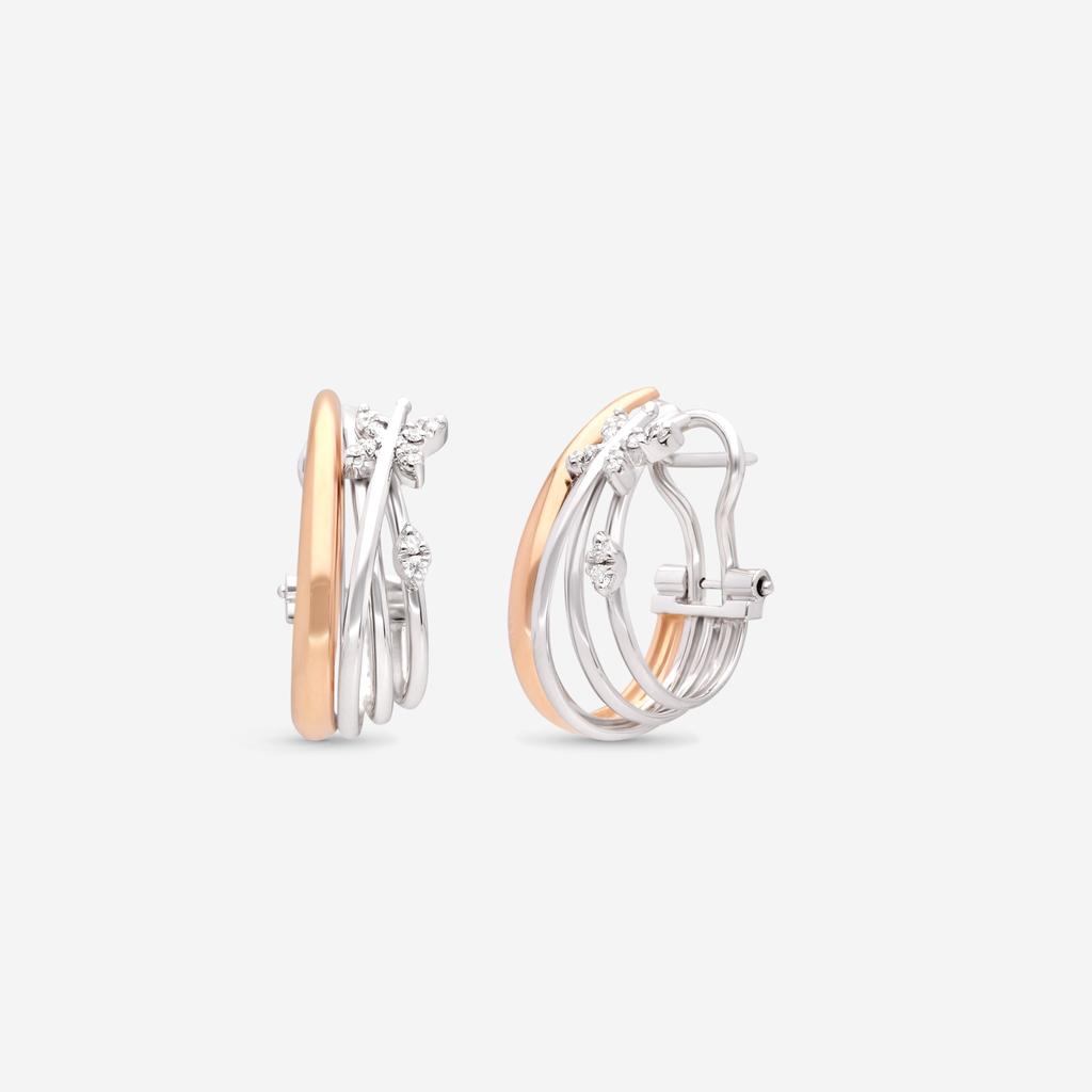 Giloro Giloro 18K Yellow Gold Diamond Earrings 6386A-43