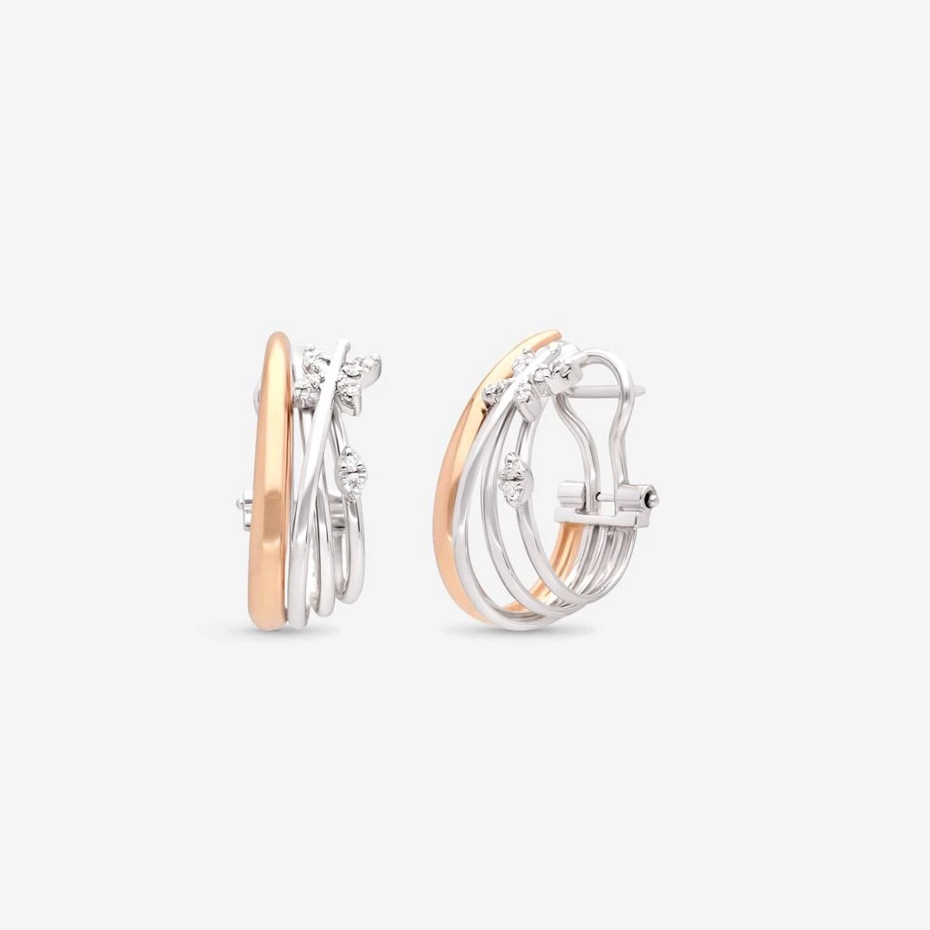 Giloro Giloro 18K Yellow Gold Diamond Earrings 6386A-43 2
