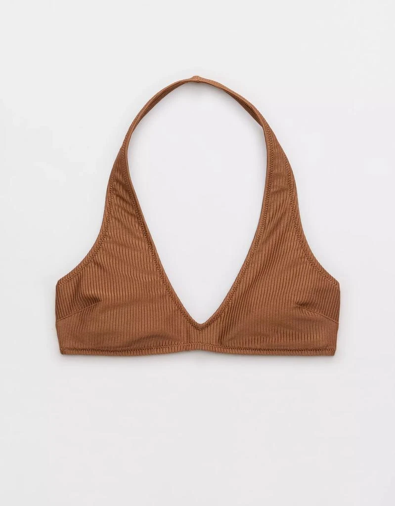 Aerie Aerie Shine Rib Halter Bikini Top 3