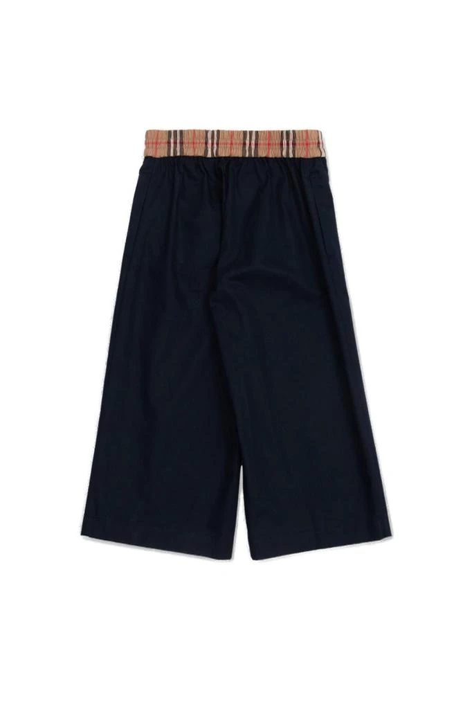Burberry Burberry Kids Checked Straight Leg Pants 2