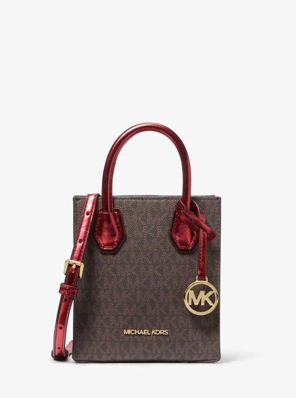 michael_kors Mercer Extra-Small Signature Logo Crossbody Bag 1