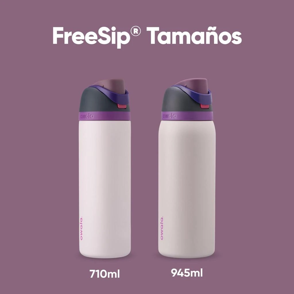 Owala Owala FreeSip Insulated Stainless Steel Water Bottle with Straw for Sports, Travel, and School BPA-Free Sports Water Bottle, 32 oz, Dreamy Field 5