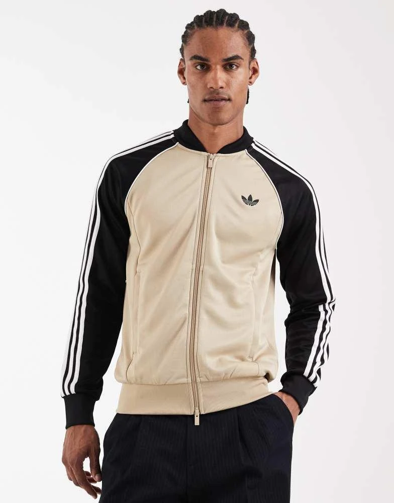 adidas gazelle silver green womens adidas Originals x Thug Club Superstar Graphic Relaxed Men's Track Jacket