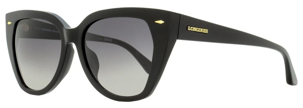 Longines Longines Women's Butterfly Sunglasses LG0016H 01B Black 55mm 1