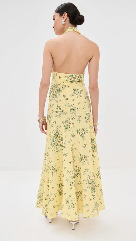 Rodarte Daisy Silk Halter Dress 2