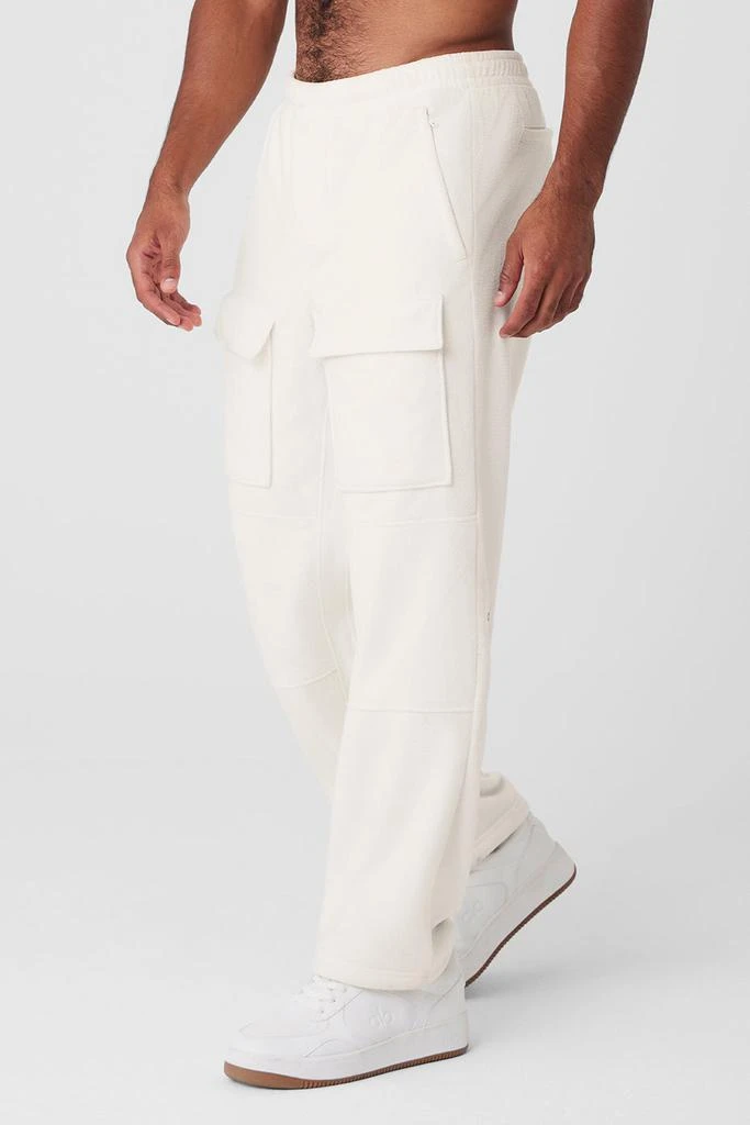 Alo Polar Fleece Ridge Cargo Pants - Ivory 3
