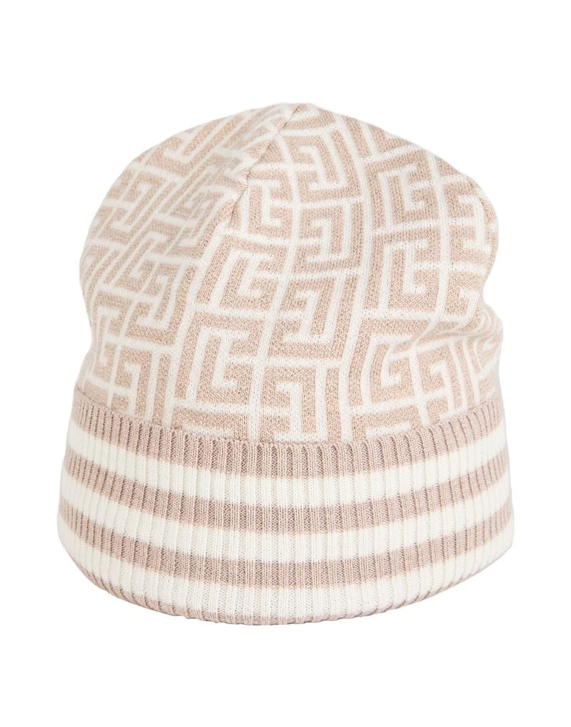 College Emb Cap - Balmain - Cotton - Beige College Emb Cap - Balmain - Cotton - Beige Brown ref.2512179  main image 3