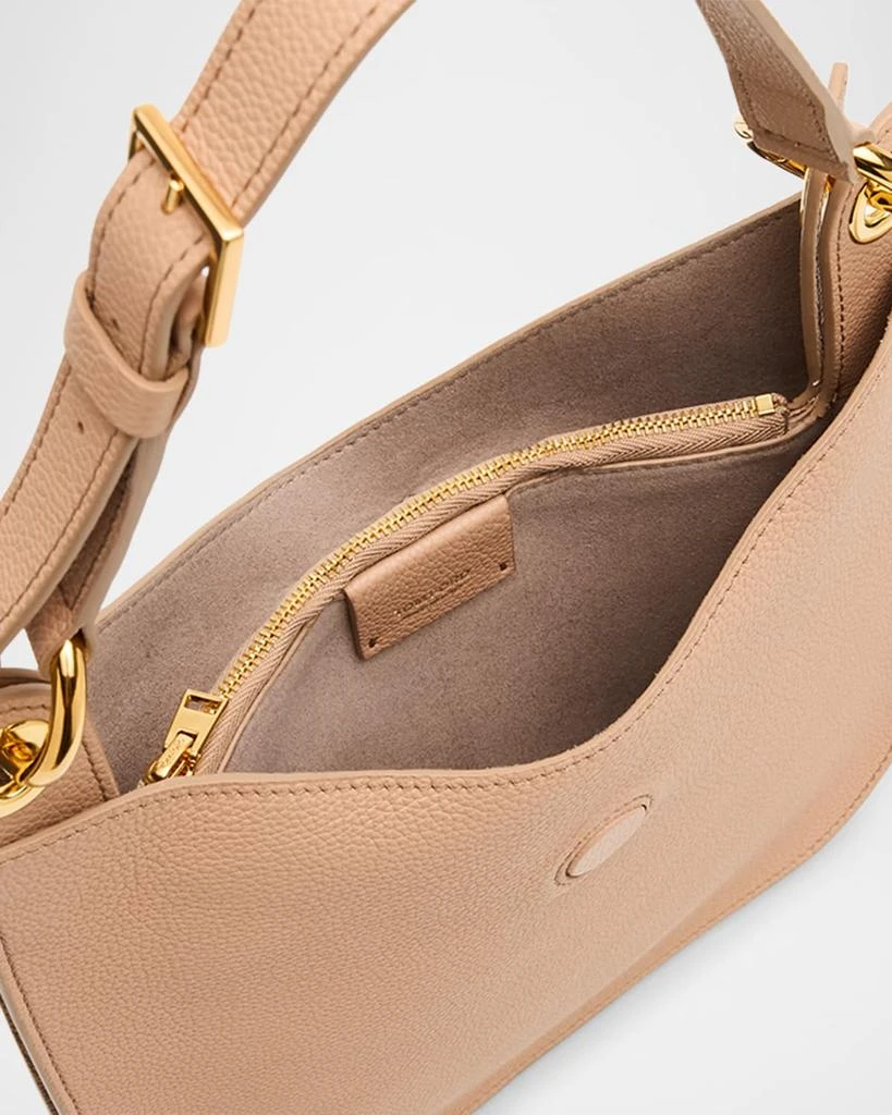 Tom Ford Tara Small Hobo Crossbody in Grained Leather 4