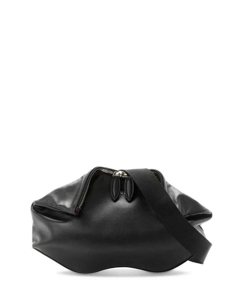 McQueen Manta Leather Messenger Bag 4