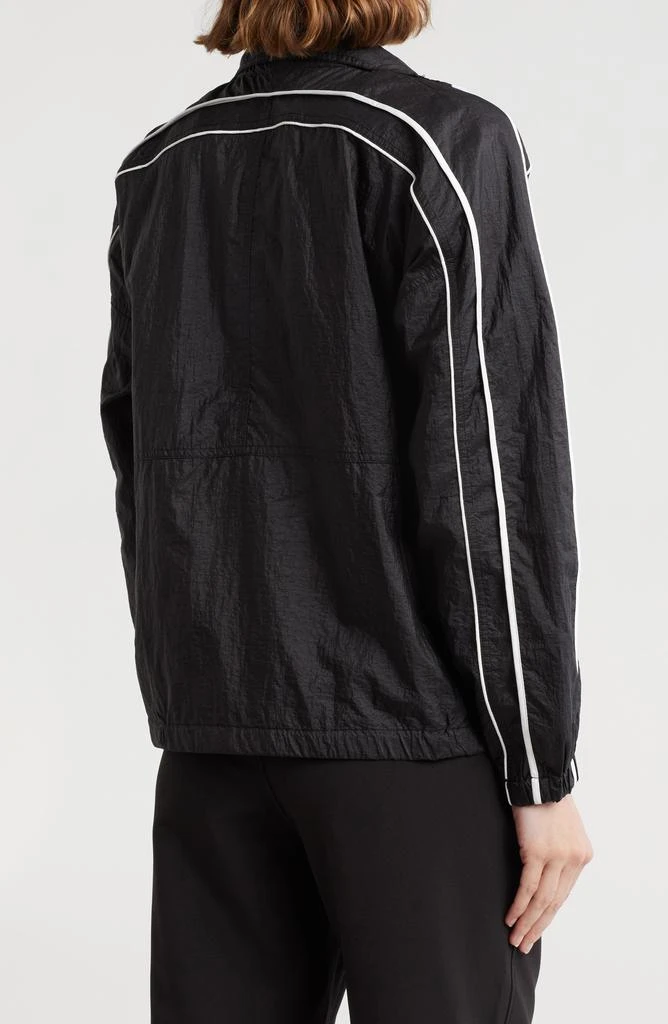 Jessica Simpson Contrast Piping Nylon Track Jacket 2