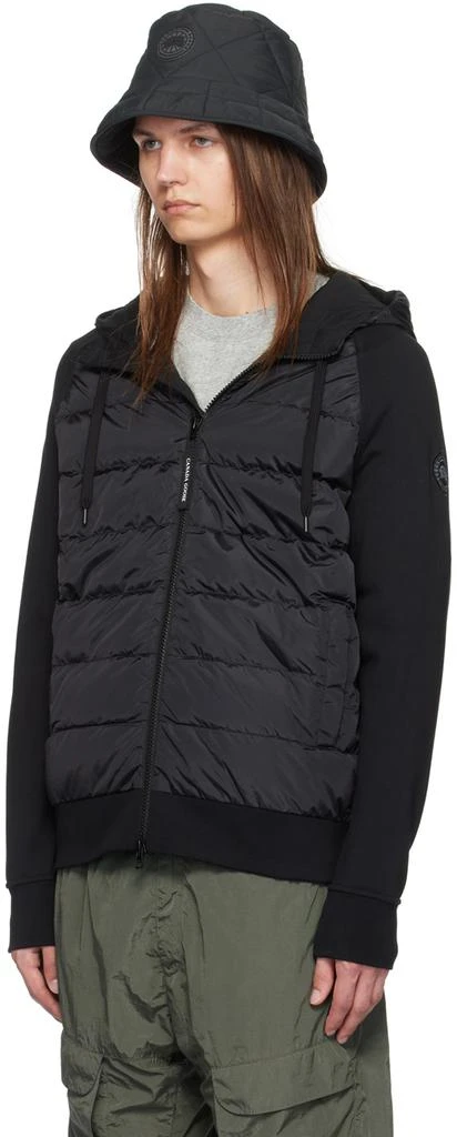 Canada Goose Black Hybridge Huron Zip Down Jacket 4