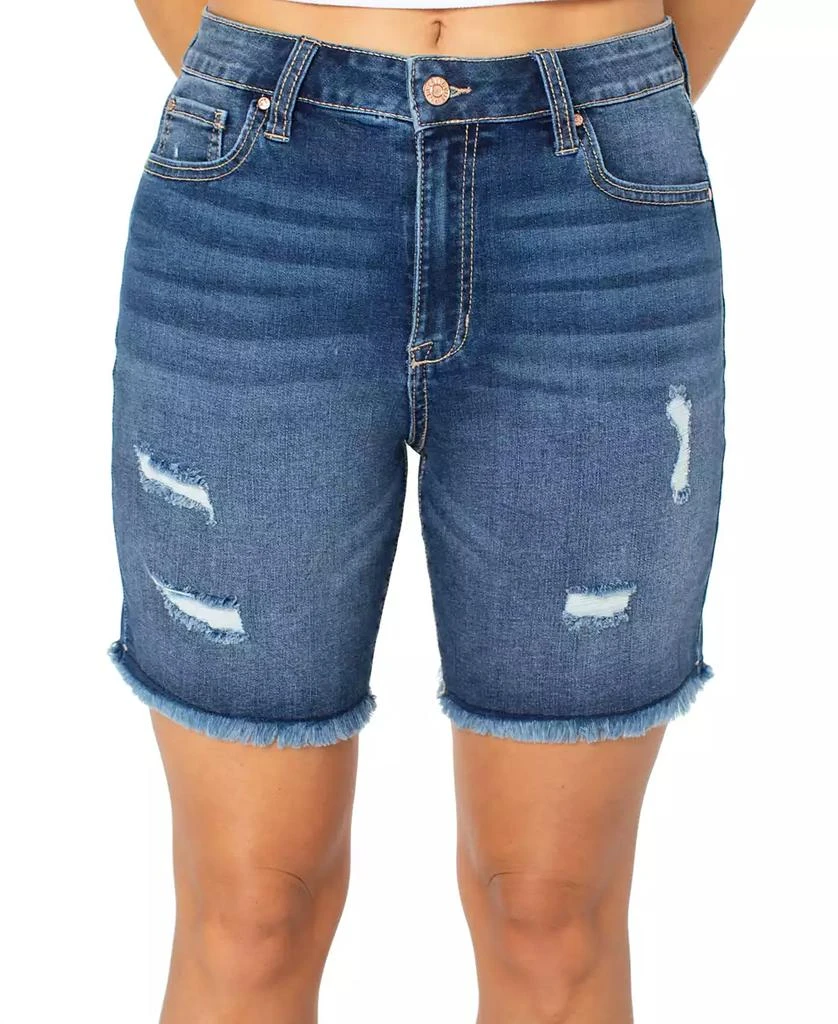 Celebrity Pink Juniors' High-Rise Bermuda Shorts 4