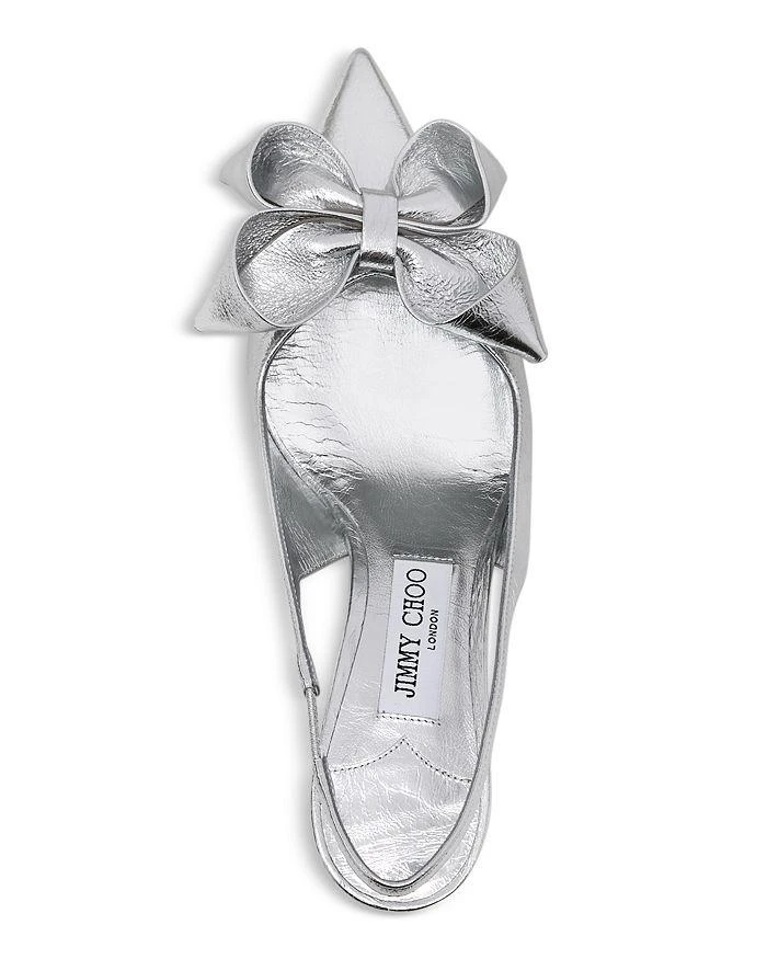 Jimmy Choo Women's Staz 70 Bow Slingback Pumps 3