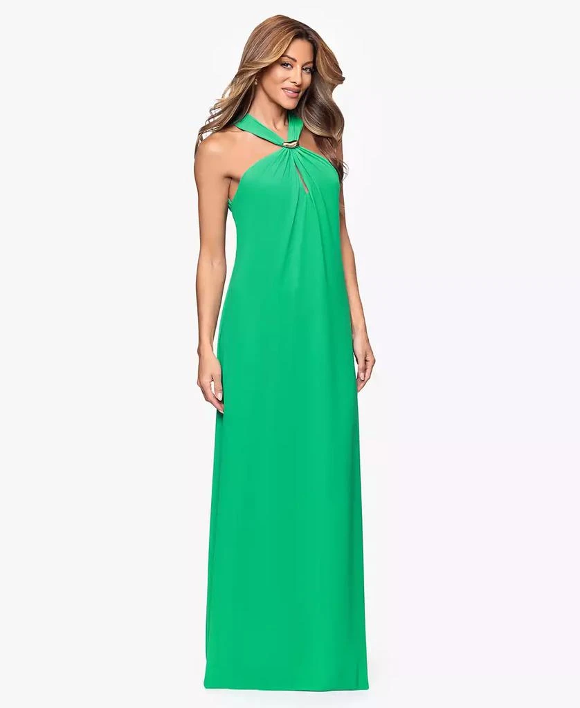 XSCAPE Women
s Long Halter Neck Ball Gown 2