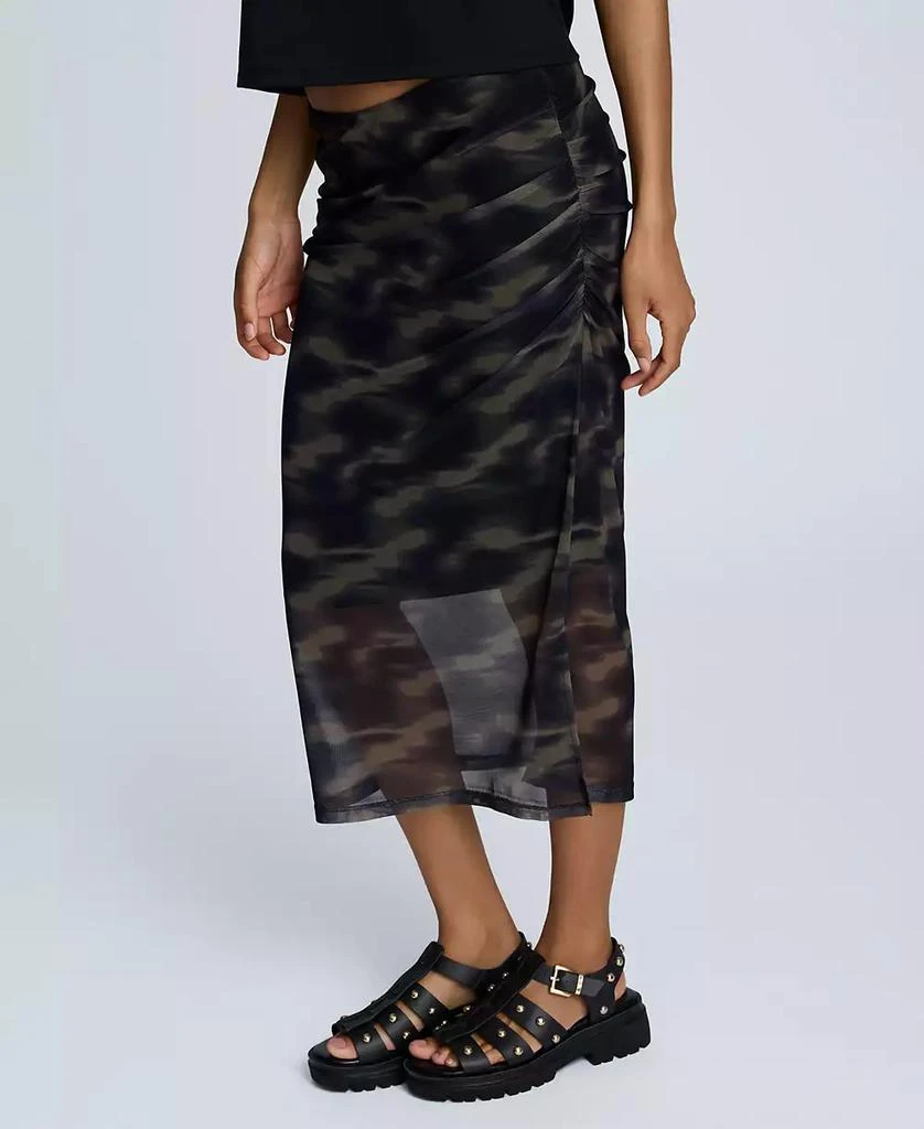 Kenneth Cole Women's Side-Ruched Pull-On Midi Skirt 3