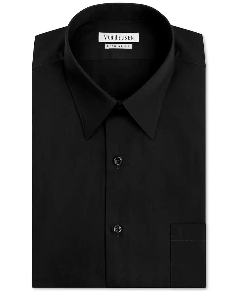 preivew Men's Classic-Fit Point Collar Poplin Dress Shirt color