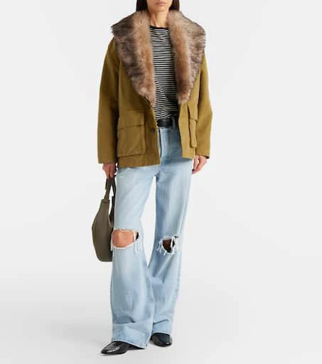 Nili Lotan Ronay shearling-trimmed cotton parka 2
