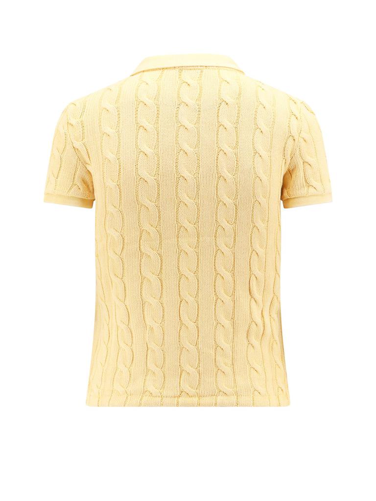 Ralph Lauren Polo Ralph Lauren Polo-Pony Embroidered Knitted Polo Top