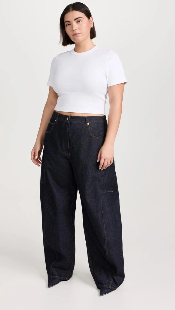 Tibi Indigo Denim Sid Jeans 7