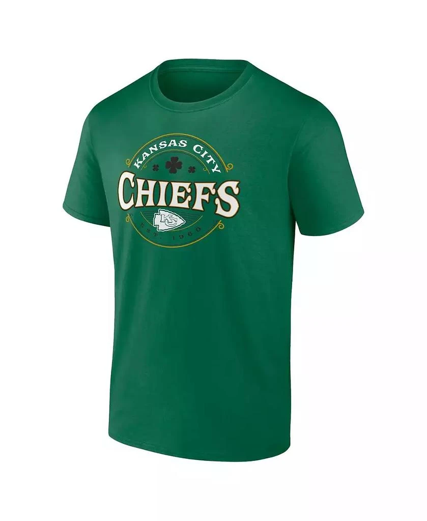 Fanatics Men's Kelly-Green Kansas City Chiefs Big Tall Celtic T-Shirt 3