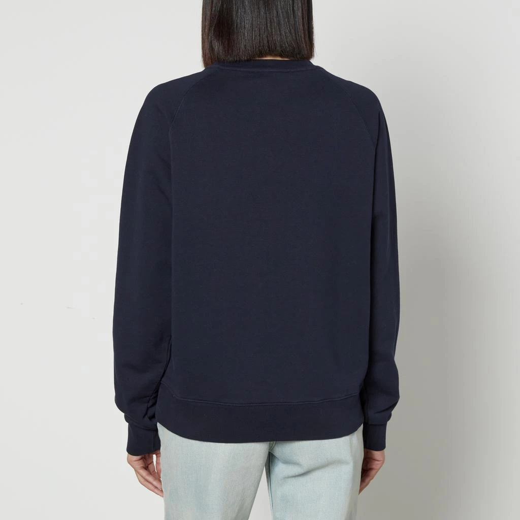 Maison Kitsune Women's Tricolor Fox Patch Sweatshirt - Navy 2