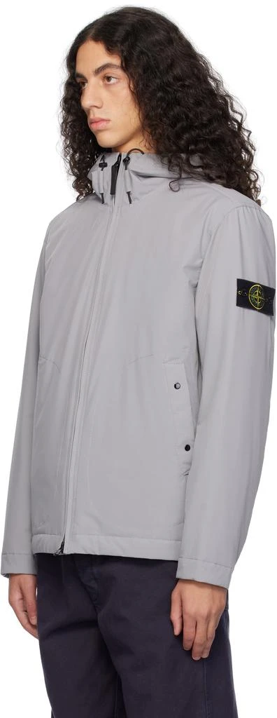 Stone Island Gray 40627 Soft Shell-R PrimaLoft Insulated Jacket 4
