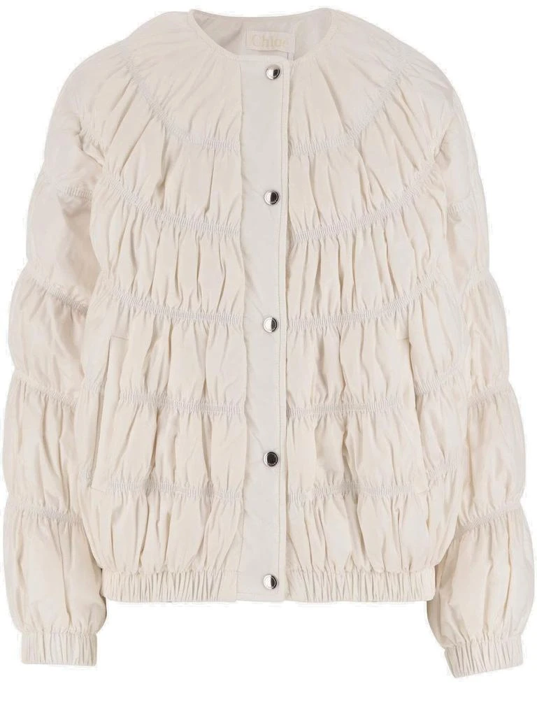 Chloé Chloé Ruched Puffer Jacket 1