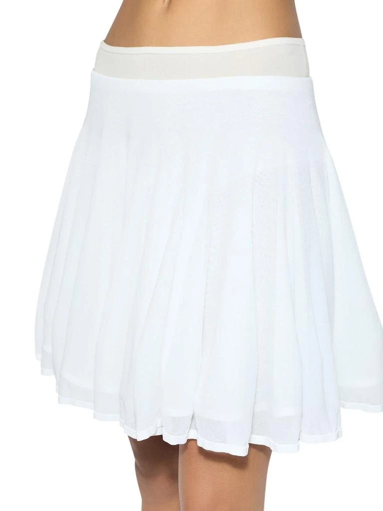 Alaia SKATER SKIRT IN THIN KNIT 5