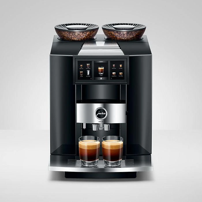 JURA GIGA 10 Hot 
Cold Brew with Two Bean Hoppers in Diamond Black
