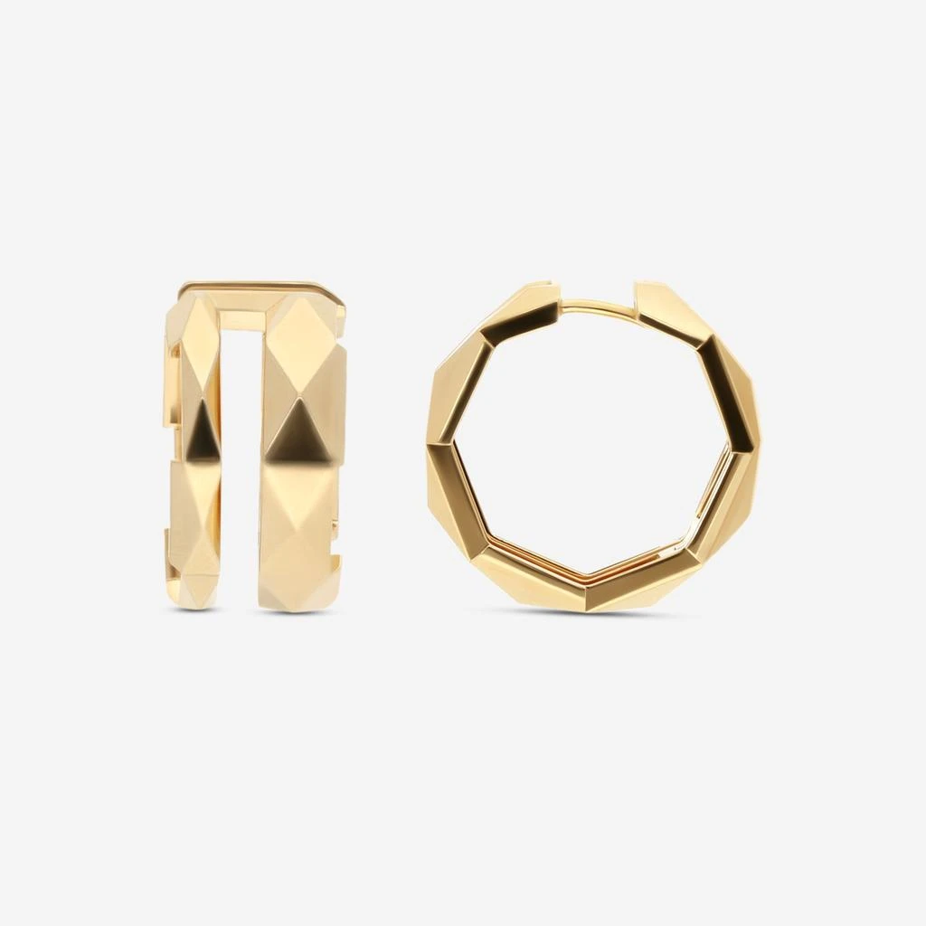 Gucci Gucci Link to Love 18K Yellow Gold Hoop Earrings YBD74564900100U 3