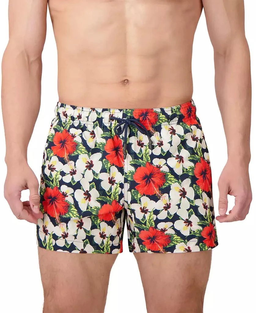 Sunset and Vines Men's Floral Woven Swim Trunks 2