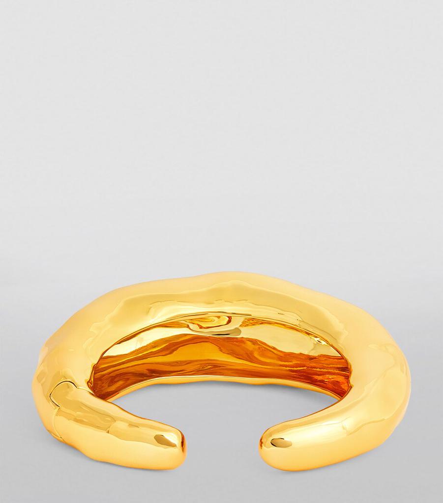 Alexis Bittar Gold-Plated Molten Hinge Cuff Bracelet