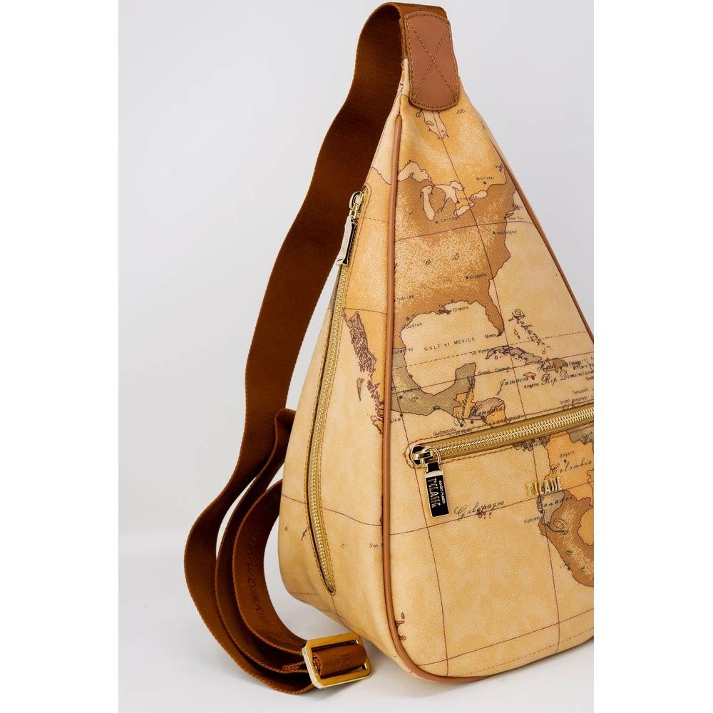 Alviero Martini Prima Classe Brown Cotton Backpack 3