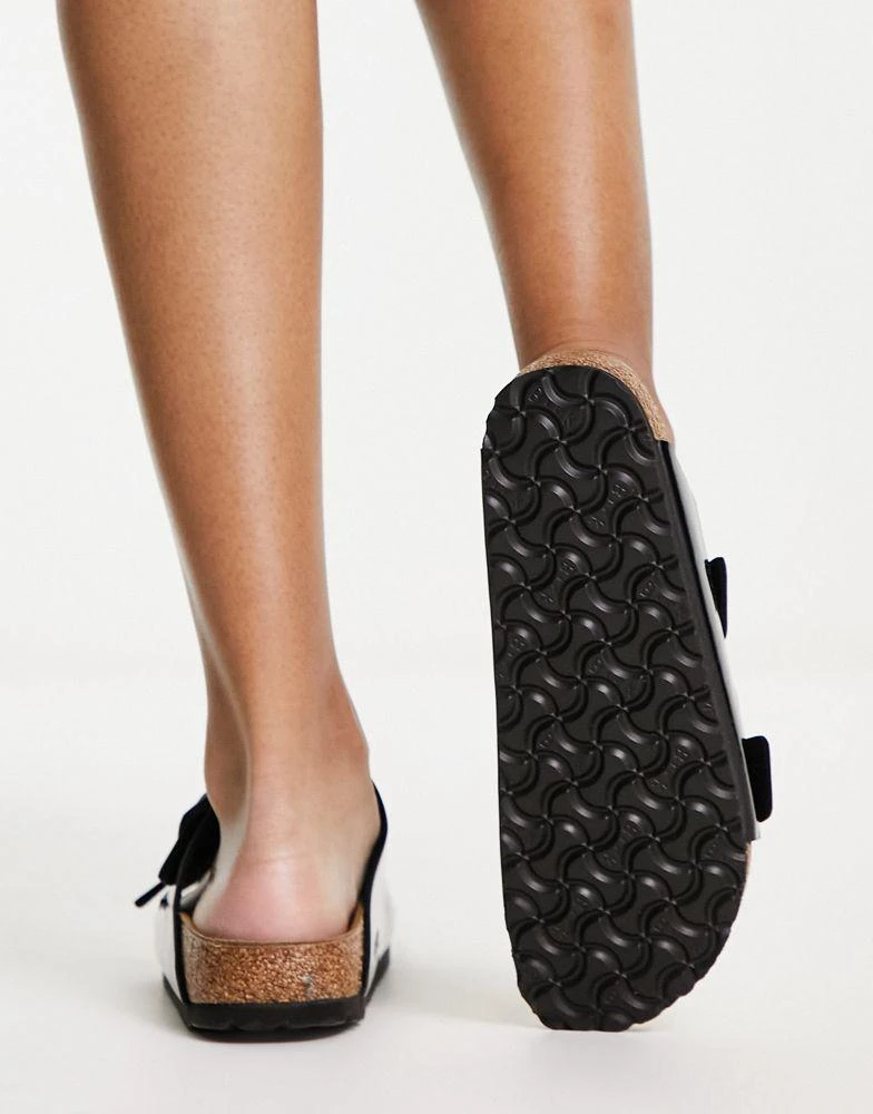 Birkenstock Birkenstock Arizona Birko-Flor sandals in patent black 2
