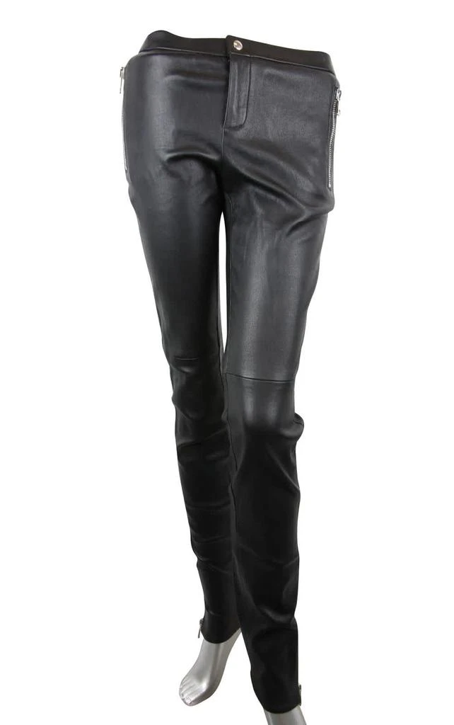 Gucci Women
s Leggings Lamb Leather Stretch Pants